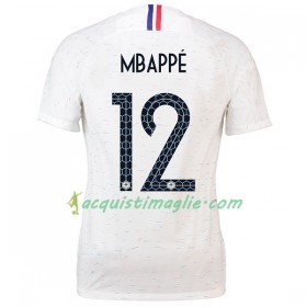 Divisa di Calcio Francia Mbappe 12 Donna Trasferta Mondiali 2018